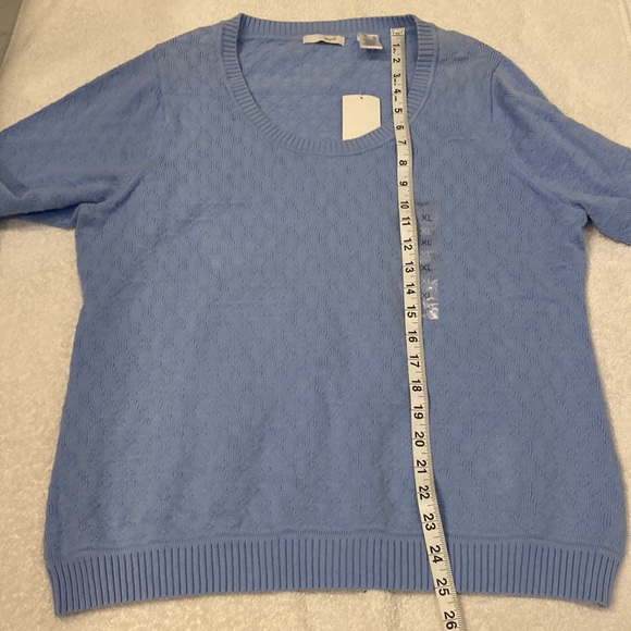 NWT Lizgolf Women’s Light Blue Longe Sleeve Top Size XL - Picture 7 of 9